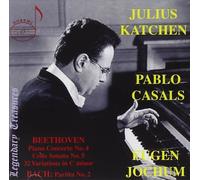 Audio Cd Johann Sebastian Bach / Ludwig Van Beethoven - Julius Katchen: Live Per