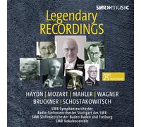 Radio-Sinfonieorchester Stuttgart des SWR; Clara Haskil; SWR Sinfonieorchester Baden-Baden und Freiburg; SWR Vokalensemble; Mitglieder des Radio-Sinfonieorchester Stuttgart des SWR; SWR Symphonieorchester; Roger Norrington; Michael Gielen; Hans Rosbaud; Eliahu Inbal; Carl Schuricht; Marcus Creed - Legendary Recordings - SWRmusic 25th Anniversary