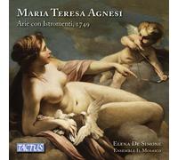 Arie Con Istromenti, 1749 - Maria Teresa Agnesi (Audio Cd)