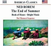 Audio Cd Ned Rorem - The End Of Summer, Books Of Hours, Bright Music