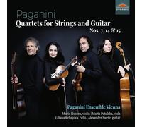 Paganini Ensemble Vienna – Niccolò Paganini: Quartetti per archi e chitarra n. 7, 14 e 15 – CD
