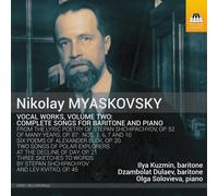 Audio Cd Nikolay Myaskovsky - Vocal Works, Volume Two
