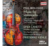 Audio Cd Ofer Canetti - Paul Ben-Haim: Music For Violoncello