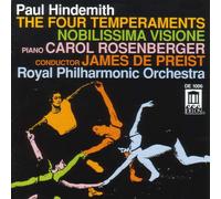 Audio Cd Paul Hindemith - I Quattro Temperamenti - Nobilissima Visione