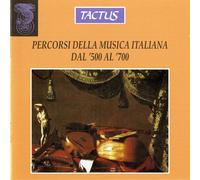 Audio Cd Percorsi Della Musica Italiana Dal '500 Al '700