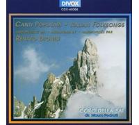 Audio Cd Renato Dionisi - Canti Popolari / Italian Folksongs
