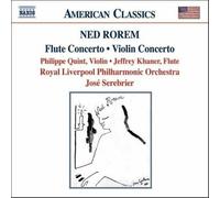 Rorem Ned - Concerto Per Violino, Concerto Per Flauto, Pilgrims... (Audio Cd)