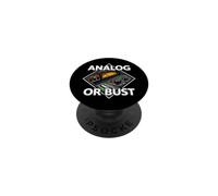 Audio Engineer Analog Or Bust Vintage Gear PopSockets PopGrip Adesivo