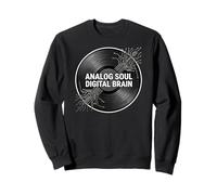 Audio Engineer Analog Soul Digital Brain Record Felpa