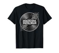 Audio Engineer Analog Soul Digital Brain Record Maglietta