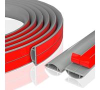 Audio frequency% 3 * 300cm Canalina Passacavi Grigio PVC Autoadesivo Nascondi Cavi Elettrici, Copricavi Per Tutti I Cavi Di Alimentazione Per Casa, Ufficio, Scuola, Magazzino