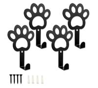 Audio frequency% 4 Pezzi Guardaroba Per Cani Con Gancio, Porta Guinzaglio Da Parete In Ferro, Portachiavi Da Parete Cane Per Riporre Guinzagli, Collari, Portachiavi: Ideale Per Gli Amanti Dei Cani