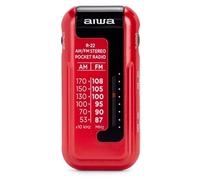 Mini radio analogica Aiwa R-22RD rossa