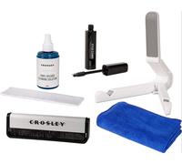 Crosley AC1024A 5-in-1 Record Cleaning Kit with Carbon Fiber Brush, Microfiber C