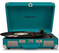 Audio & Hi-Fi Crosley: Cruiser Deluxe Portable Turntable - (Teal) Now With Bluet