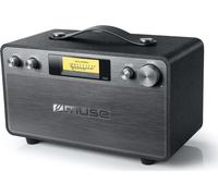 Muse M-670 BT Radio portatile nera, acciaio - Nouvo