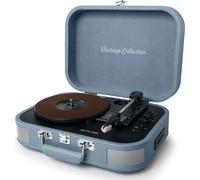 Audio & Hi-Fi Muse: MT-201BVB Turntable Stereo System Blue