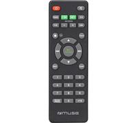 MUSE Radio portatile DAB+ con lettore CD Bluetooth, lettore CD, FM, ingresso auricolari, AUX-In, display LCD, streaming musicale, nero (M-182DB)