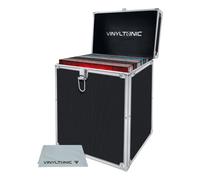 "Audio & Hi-Fi Vinyl Tonic: 12"" Black Lp Storage Case With Microfibre Cloth (Custodia & Panno Microfibra)"