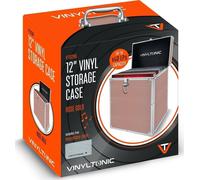 Vinyl Tonic 12`` Rose Gold LP Storage Case With Cloth NUOVO