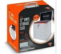 Vinyl Tonic 12`` Silver LP Storage Case With Microfibre Cloth NUOVO