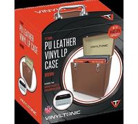 Audio & Hi-Fi Vinyl Tonic: Pu Leather Vinyl Lp Case (Brown) (Up To 40 LPs Capaci