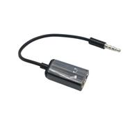 Audio Jack Splitter 3.5mm Stereo Double Jack Headphone Microphone Splitter | 3.5mm Audio Combo Adapter Double Jack Multiple Device Sound Sharing for Game Headsets Tablets Smartphones Notebooks