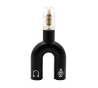 Audio Jack Splitter - Adattatore per Auricolari,Due In A Forma Di U 3.5mm Connettore Per Cuffie Per Uomini E Donne Laptop Tablet PC Per La Condivisione Audio
