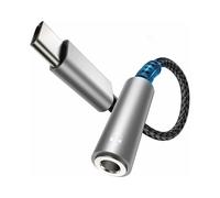 Audio Maestro: adattatore da USB C a 3,5 mm, cavo intrecciato in nylon per una maggiore durata, dongle multifunzione che offre un controllo completo,