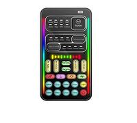Audio Mixer Scheda audio Live Sound Card Microfono Auricolare USB per Mobile e Computer, Apparecchiatura di Trasmissione Qualità Professionale, Compatibile con PC e Dispositivi Mobili