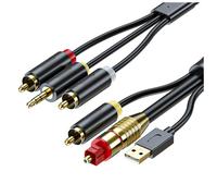 Audio Ottico Digitale-Analogico AUX da 3,5 mm, Adattatore Ottico-,5292