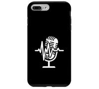Audio podcast vintage Mic Heartbeat Custodia per iPhone 7 Plus/8 Plus