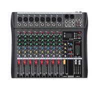 Audio Portatile a 8 Mixer Audio Professionale a 8, Mixer a Rilevatore Debugger Scheda con AC100-240V