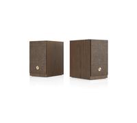 Audio Pro A28 W - Altoparlanti stereo multiroom WiFi e Bluetooth - Noce | Altoparlanti stereo da scaffale wireless con HDMI ARC, AirPlay 2, Chromecast, Bluetooth e WiFi per TV, musica e streaming