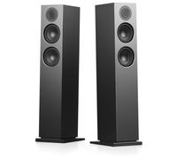 Audio Pro A48W - Altoparlanti stereo multiroom attivi da pavimento, 320 W HDMI ARC, Optical & RCA, AirPlay 2, Google Cast, 870 × 215 × 265 mm (coppia) (nero)
