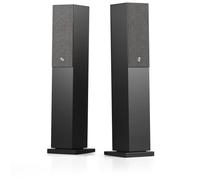 Audio Pro Coppia di Casse Stereo Wireless Multiroom da Pavimento con WiFi, AirPlay2, Google Cast, Spotify Connect, Bluetooth e HiFi - 2 Potenti Altoparlanti per Musica e Audio TV A38 - Nero