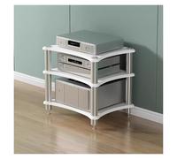 Audio scaffale diritto del pavimento per il teatro domestico, scaffalatura conclusa aperta per gli amplificatori e l'attrezzatura di AV