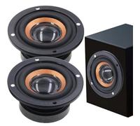 Audio Speaker Woofer, Replacement Subwoofer, Sinistra Right Channel Speakers Parts, Deep Bass Sound Enhancer for Playing Games, Music Listening, Home, Studio Setup, Sounds System, 2.52x2.52 Inches