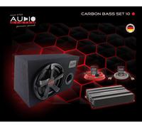 Audio System CARBON BASS-SET-10 Subwoofer + 4-Kanal Amplificatore + Cavo Set