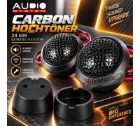 Audio System CARBON tweeter 24 mm tweeter al neodimio in tessuto 1 paio