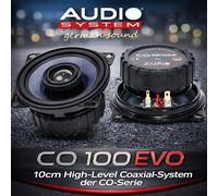 Audio System CO 100 EVO Set di altoparlanti coassiali compatti da 10 cm...