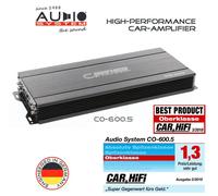 Audio System CO-600.5 5-Kanal Classe A/B Alte Prestazioni Amplificatore 690W