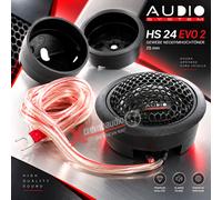Audio System HS 24 EVO 2 tweeter al neodimio in tessuto 25 mm 1 paio tweeter ...