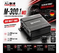 Audio System M-300.1 MD 1-Kanal Digitale Mikro Mono Amplificatore 300 W RMS