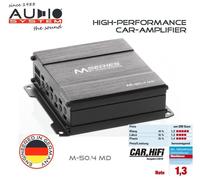 Audio System M-50.4 MD 4 canali digitale micro amplificatore 400 Watt RMS...