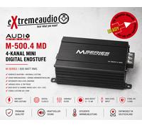 Audio System M-500.4 MD 4-Kanal Mini Digitale Amplificatore 600 Watt RMS