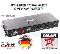 Audio System R-1250.1 D Amplificatore Mono 1-Kanal 1250 Watt RMS Con Rtc