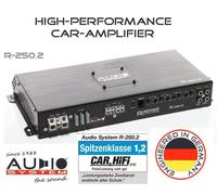 Audio System R-250.2 2-Kanal Analogica Classe A/B Amplificatore 820 Watt RMS