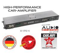 Audio System X-170.4 Endstufe 4-Kanal Amplificatore 1960 Watt RMS