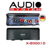 Audio System X-2000.1 D 1-Kanal Mono Amplificatore 2000 Watt Bassi Telecomando